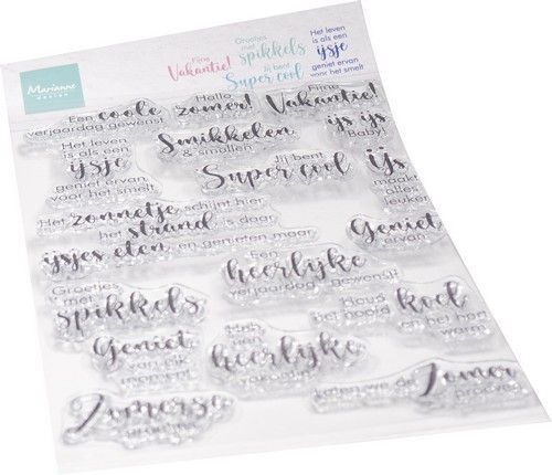 Marianne D Clear Stamps Zomer & ijs (NL) CS1167 1115x150mm (06-24)