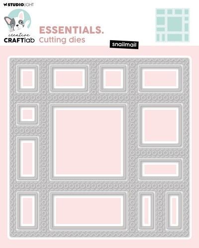 Studio Light Cutting Die Snailmail Essentials nr.855 CCL-ES-CD855 145x145mm (06-24)