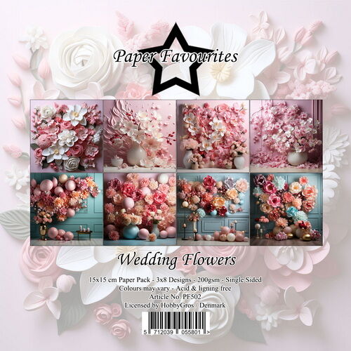 Paper Favourites 15x15 cm Wedding Flowers