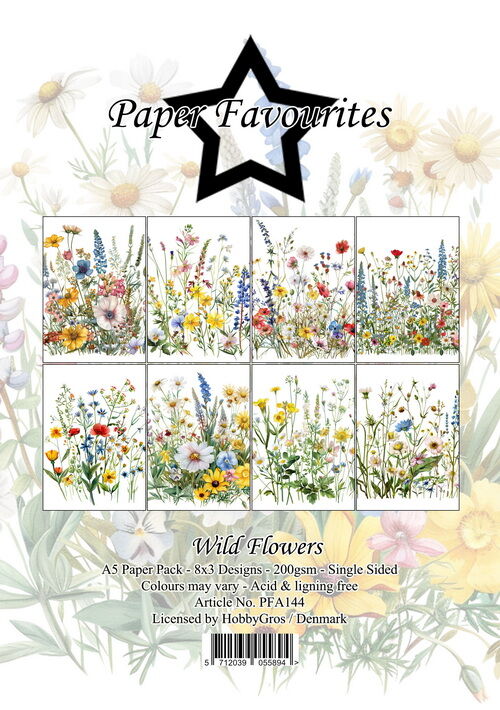 Paper Favourites A5 Wild Flowers