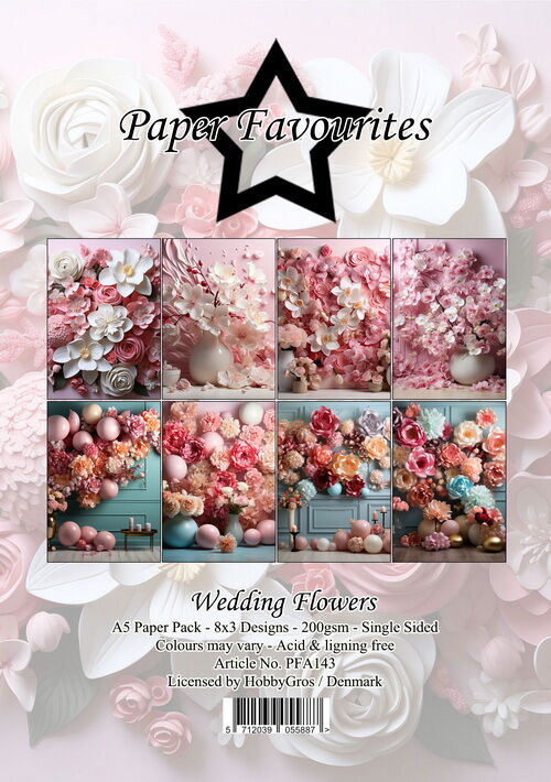 Paper Favourites A5 Wedding Flowers