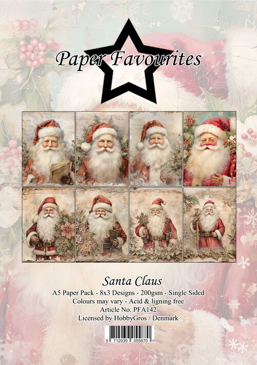 Paper Favourites A5 Santa Claus