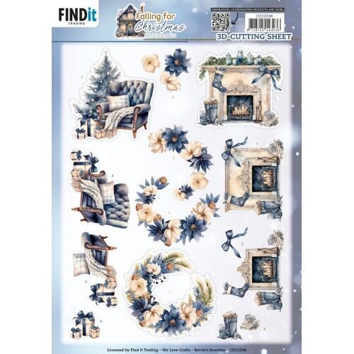3D Cutting Sheets - Berries Beauties - Falling for Christmas - Coziness