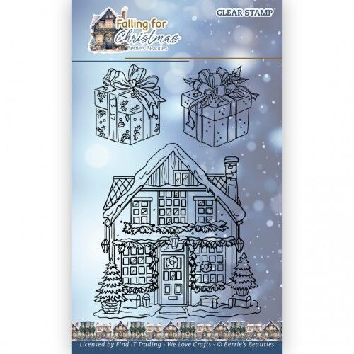 Clear Stamps - Berries Beauties - Falling for Christmas - House