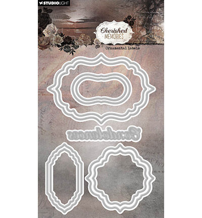 Ornamental labels Cherished Memories nr.944