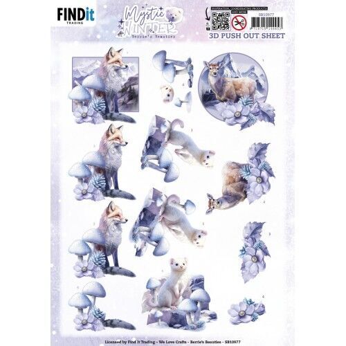 3D Push Out - Berries Beauties - Mystic Winter - Mystic Hunters