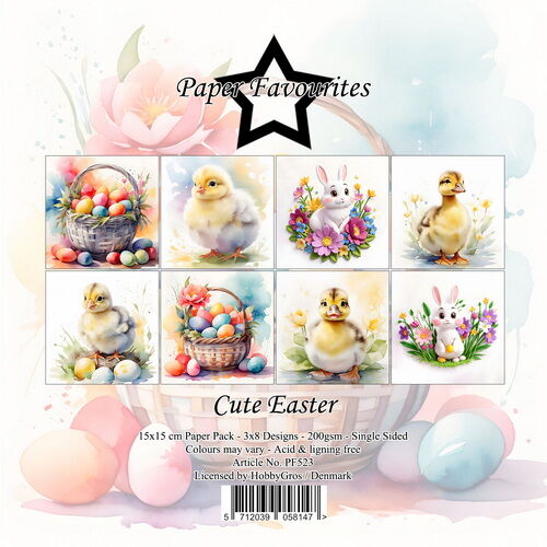 Paper Favourites 15x15 cm Cute Easter