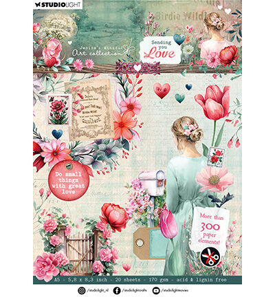Paper Pad Paper Elements Sending You Love nr.287