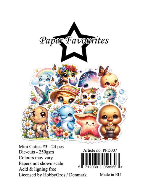 Paper Favourites Die-Cuts Mini Cuties 3