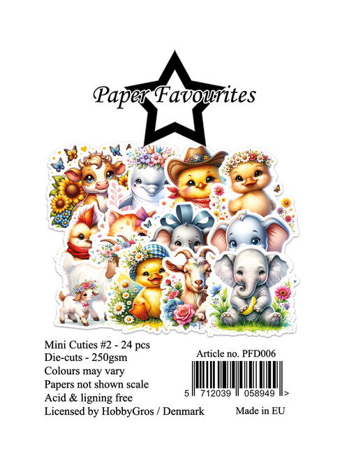 Paper Favourites Die-Cuts Mini Cuties 2