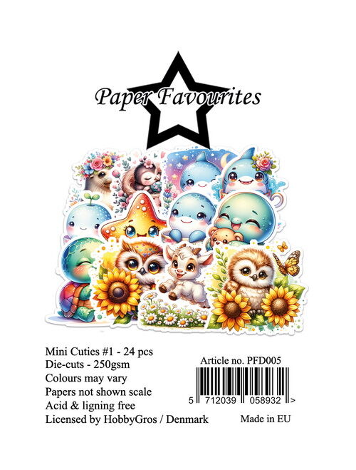 Paper Favourites Die-Cuts Mini Cuties 1