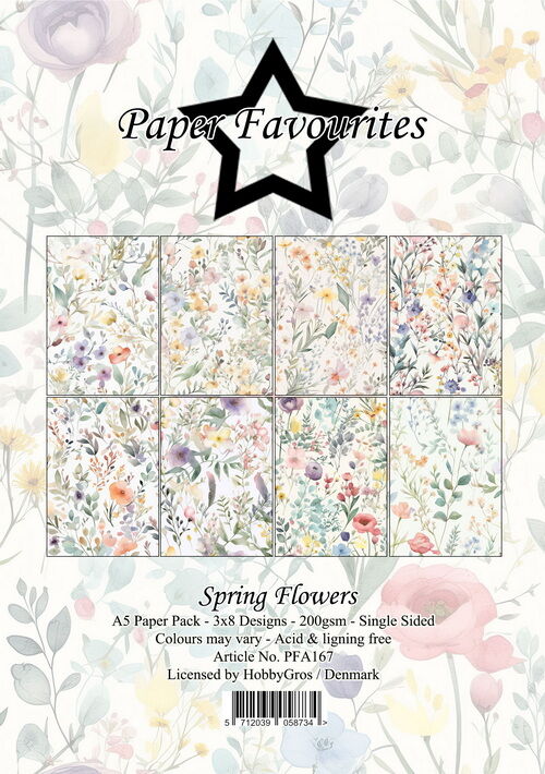 Paper Favourites A5 Spring Flowers