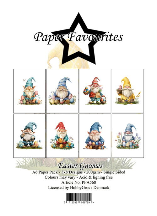 Paper Favourites A6 Easter Gnomes