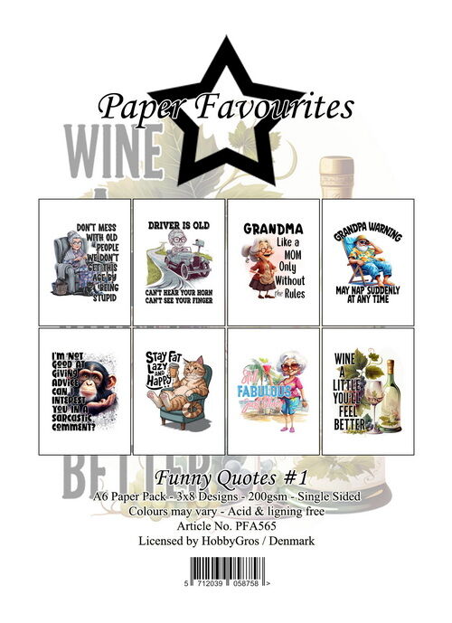 Paper Favourites A6 Funny Quotes 1