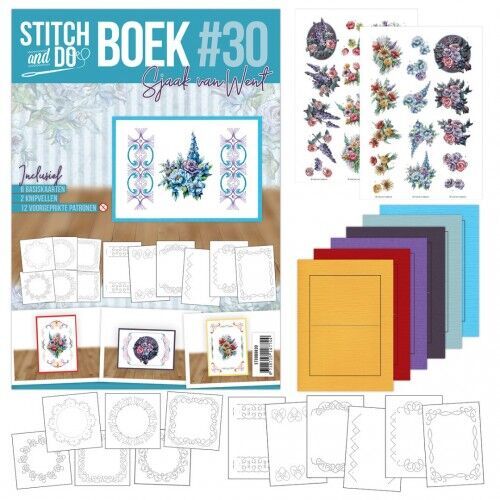 Stitch and Do boek A6 30 - Floral Elegance