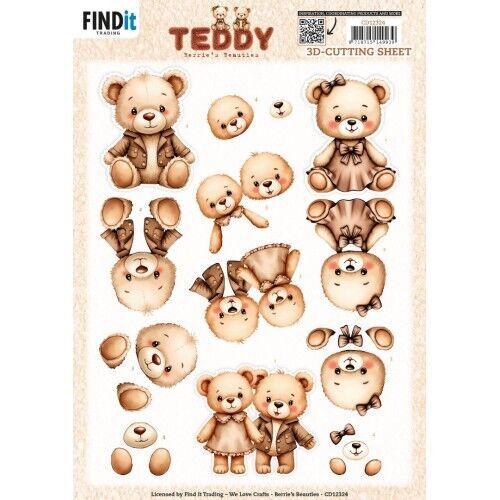 3D Cutting Sheet - Berries Beauties - Teddy - Together