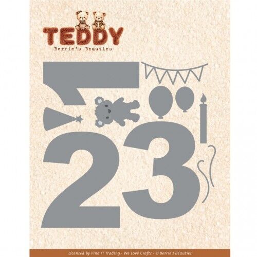 Dies - Berries Beauties - Teddy - Teddy Celebrates