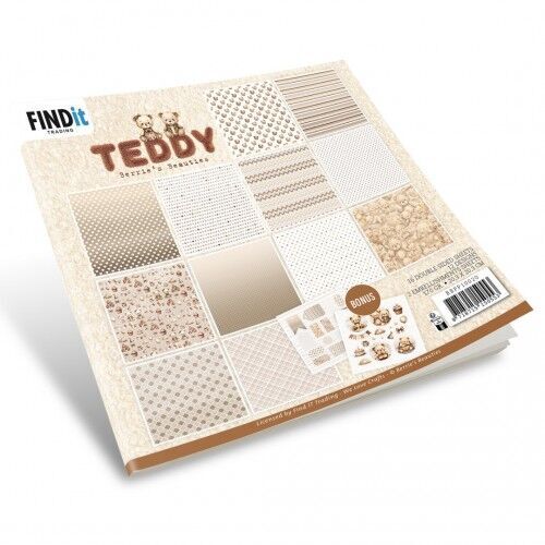 Paperpack - Berries Beauties - Teddy 20 x 20 cm