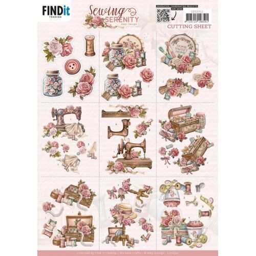 3D Cutting Sheet - Amy Design - Sewing Serenity - Mini