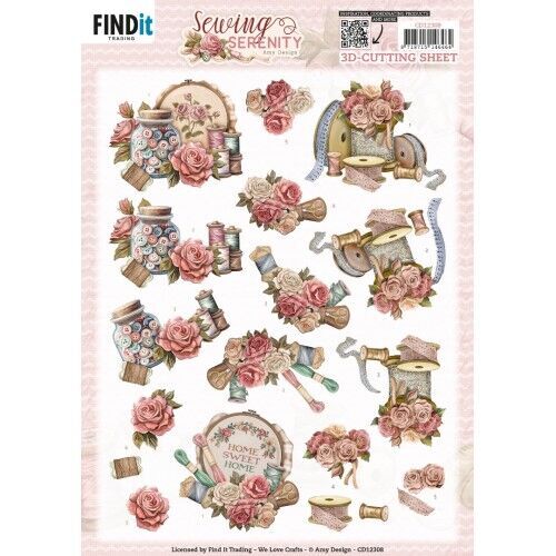 3D Cutting Sheet - Amy Design - Sewing Serenity - Stitching