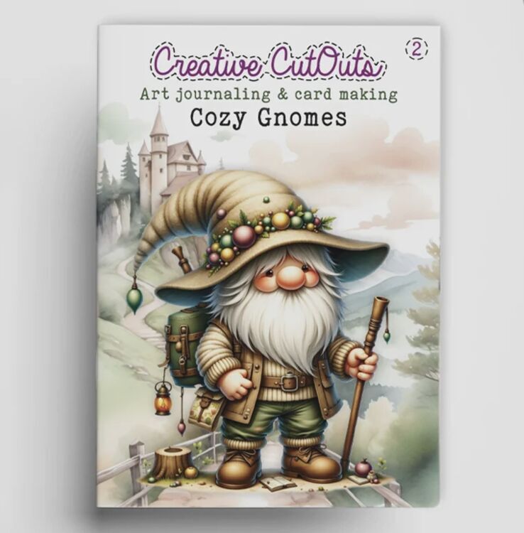 Cozy Gnomes boek voor Art Journaling en Kaarten