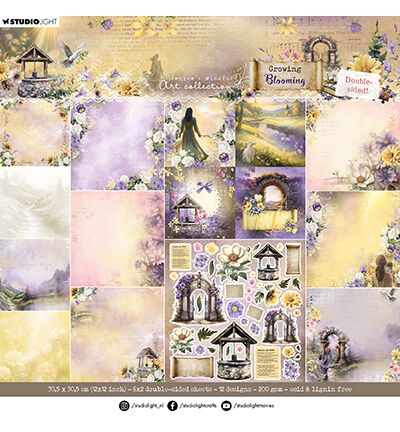Designer Paper Pad Double-sided scrapbooking Growing & Blooming nr.321