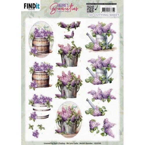 3D Cutting Sheet - Berries Beauties - Lovely Watercan