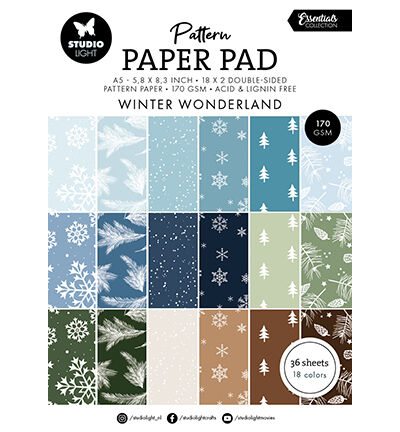 Pattern Paper Pad Winter wonderland Essentials nr.343