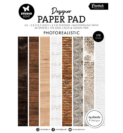 Designer Paper Pad Photorealistic Essentials nr.331