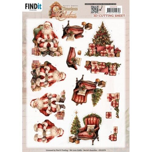 3D Cutting Sheet - Berries Beauties - Timeless Christmas - Timeless Tree