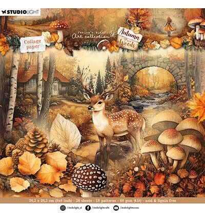 Backgrounds & elements Autumn In The Woods nr. 386