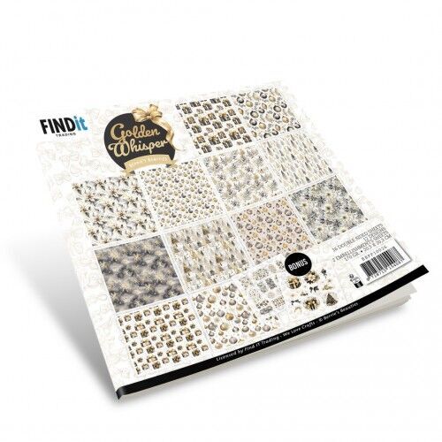 Paperpack - Berries Beauties - Golden Whisper 20 x 20 cm