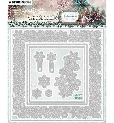 Snowy frame Christmas Blush nr. 1059