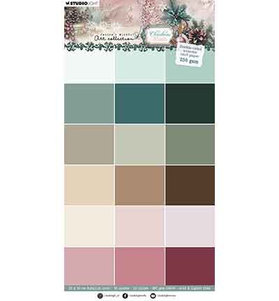 Double-sided card paper Christmas Blush nr. 395