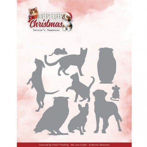 Dies - Berries Beauties - A Very Furry Christmas - Very Furry Friends