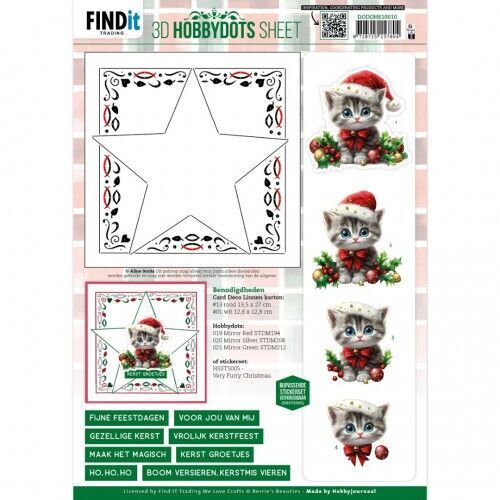 3D Hobbydots Sheet - Berries Beauties - A Very Furry Christmas 2