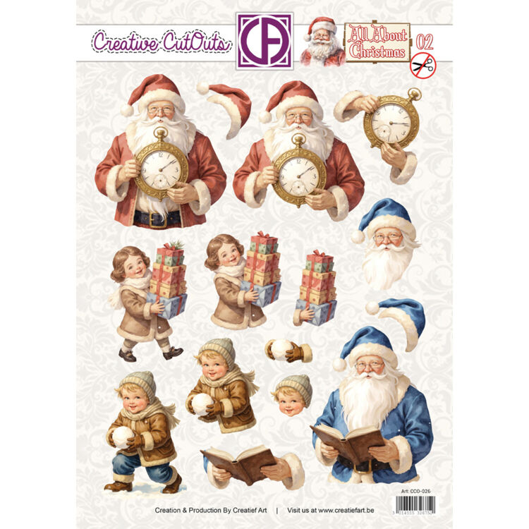 Creatief Art All About Christmas 02 Creative CutOuts (CCO-026)