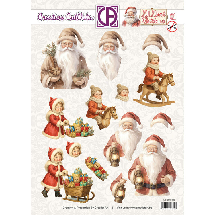 Creatief Art All About Christmas 01 Creative CutOuts (CCO-025)