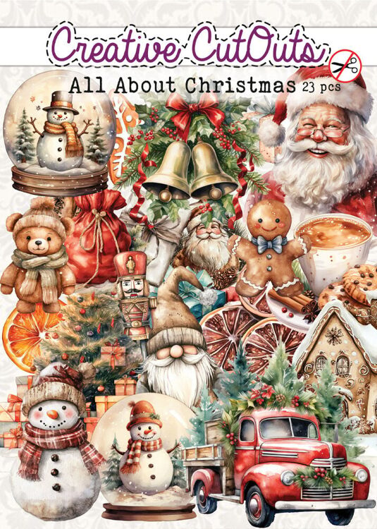 Creatief Art All About Christmas Die-Cuts Creative CutOuts (23pcs) (CCODC-007)