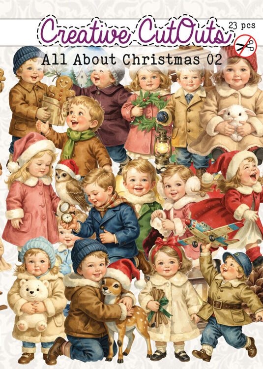 Creatief Art All About Christmas 02 Die-Cuts Creative CutOuts (23pcs) (CCODC-007-02)