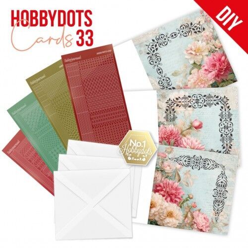Dot and Do Cards 33 - Berries Beauties - Pink Flowers