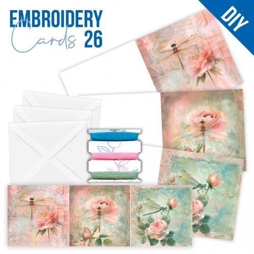 Stitch and Do Cards 26 - Berries Beauties - Dragonflies