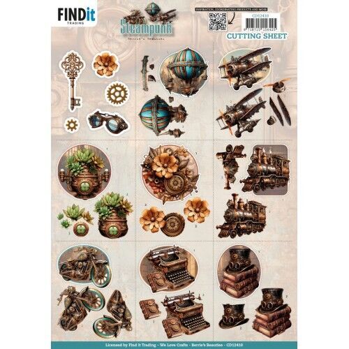 3D Cutting Sheet - Berries Beauties - Steampunk - Mini
