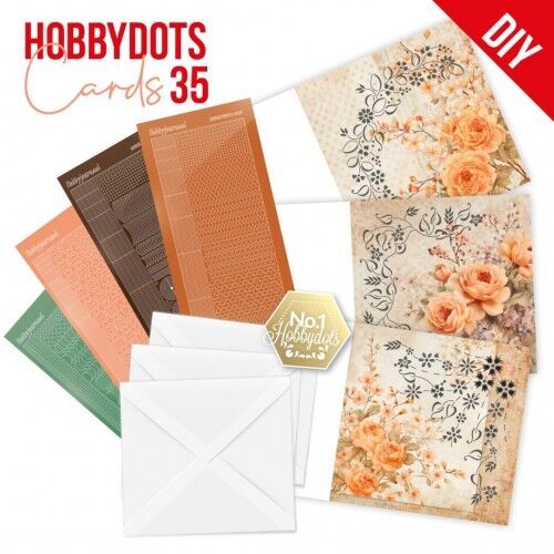 Dot and Do Cards 35 - Berries Beauties - Orange Flowers