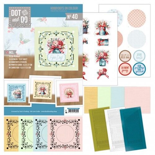 Hobbydots on Colour 40 - Frosted Floral