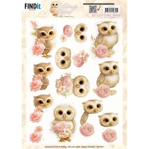 3D Cutting Sheet - Berries Beauties - Owlways Yours - Blossom