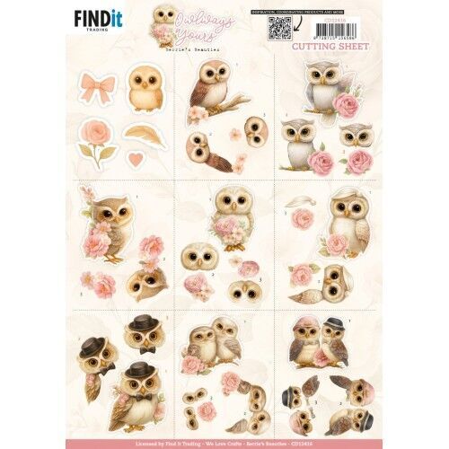 3D Cutting Sheet - Berries Beauties - Owlways Yours - Mini