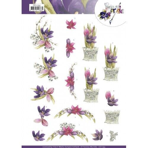 3D Cutting Sheet - Precious Marieke - Crocus