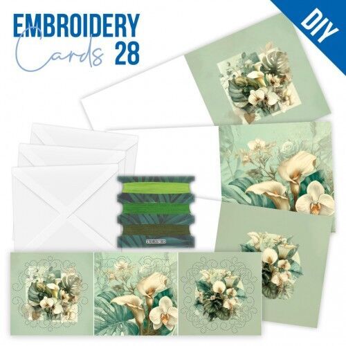 Stitch and Do Cards 28 - Berries Beauties - Touch of Green