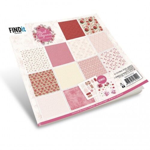 Paperpack - Berries Beauties - Floral Elegance 20 x 20 cm